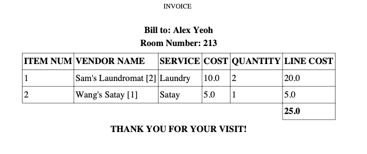 Sample Invoice